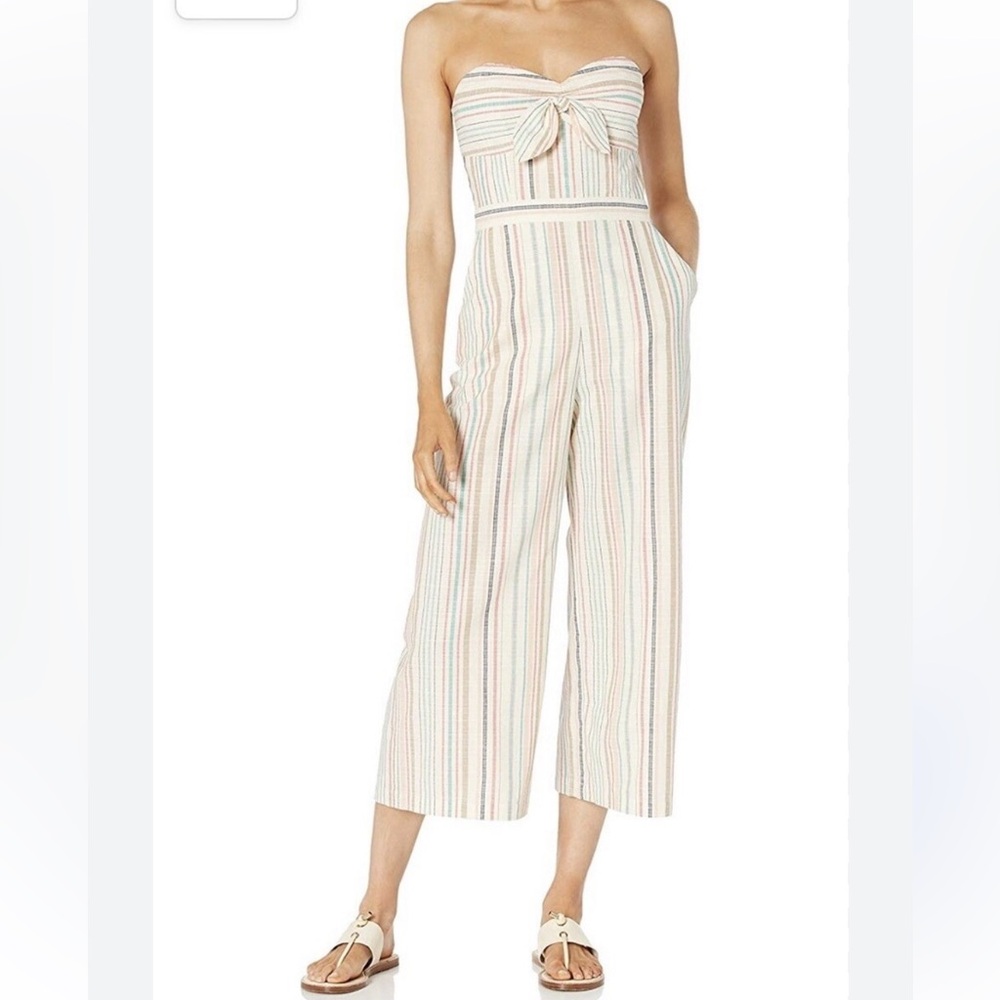 Parker Multicolor Strapless Jumpsuit - Picture 2 of 16